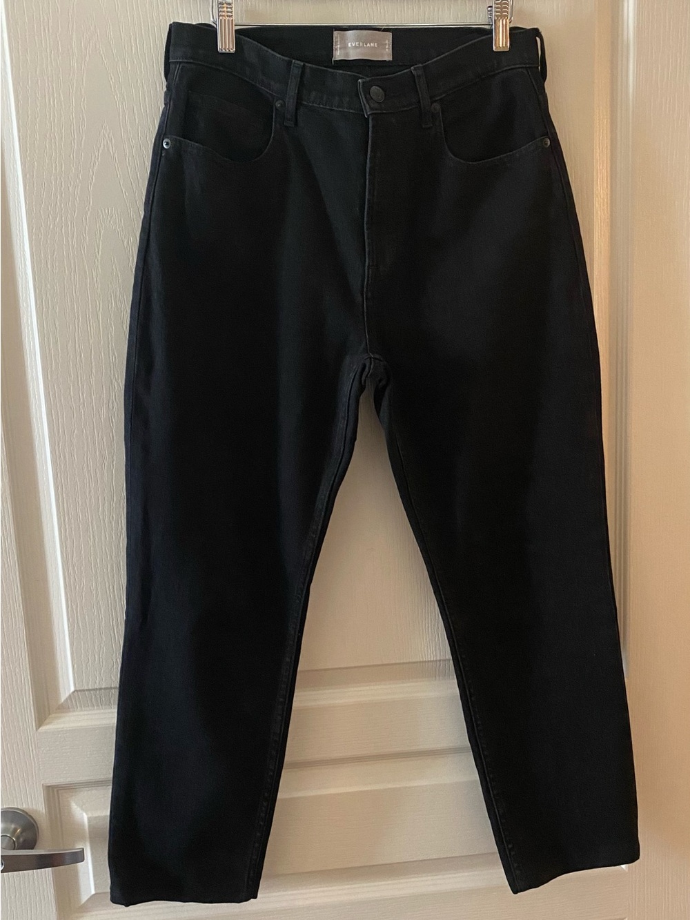 EVERLANE Women’s High Waist Straight Jeans in Black - 30